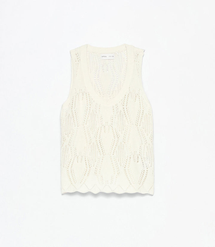 Moudda Lefties - Top Dentelle - Blanc - Tunisie 1