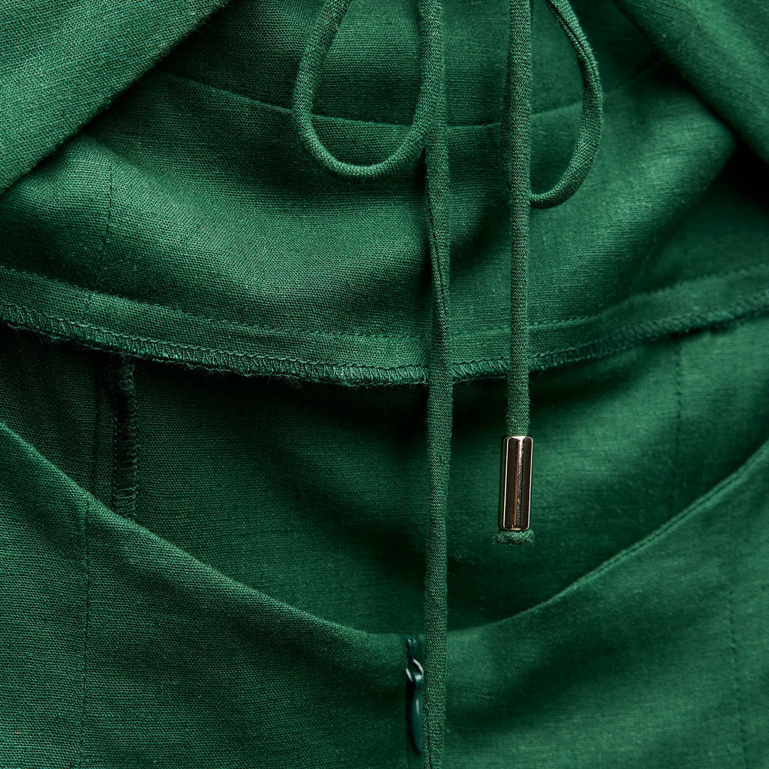 Moudda ZARA - Robe mi-longue en lin/viscose fines bretelles - Tunisie 4