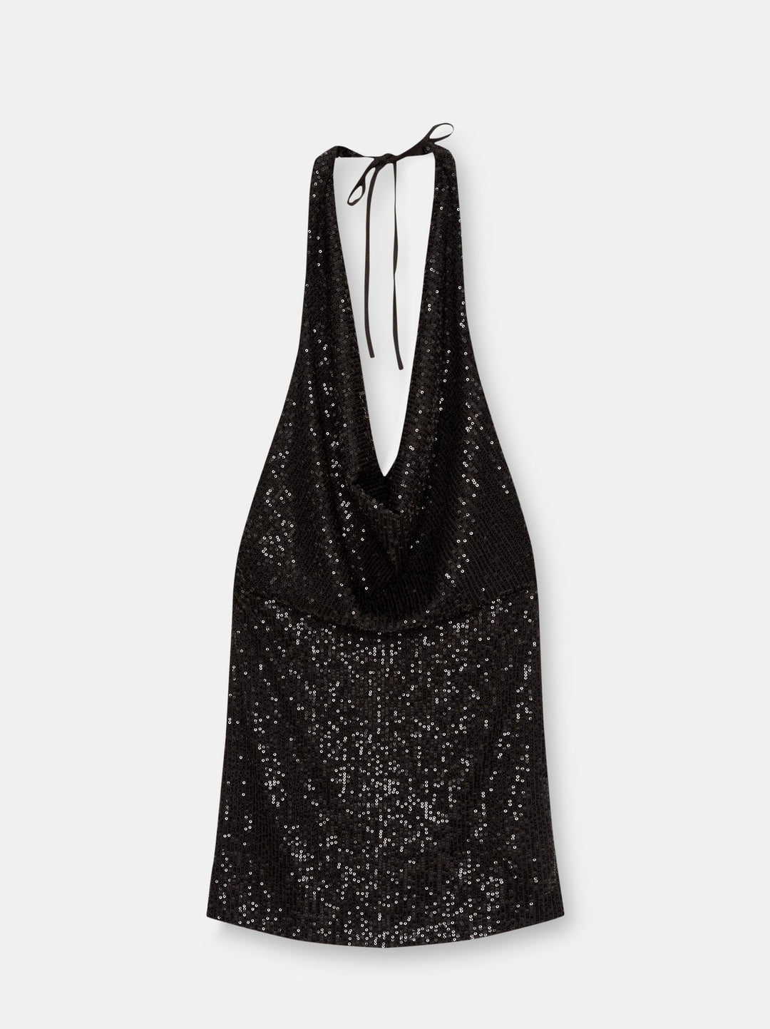 Moudda PULL & BEAR - Robe Halter Mini Paillettes Nuit - Tunisie 1
