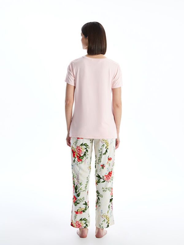 Moudda LC Waikiki - Pyjama tissé à manches courtes pour Femmes - Tunisie 4