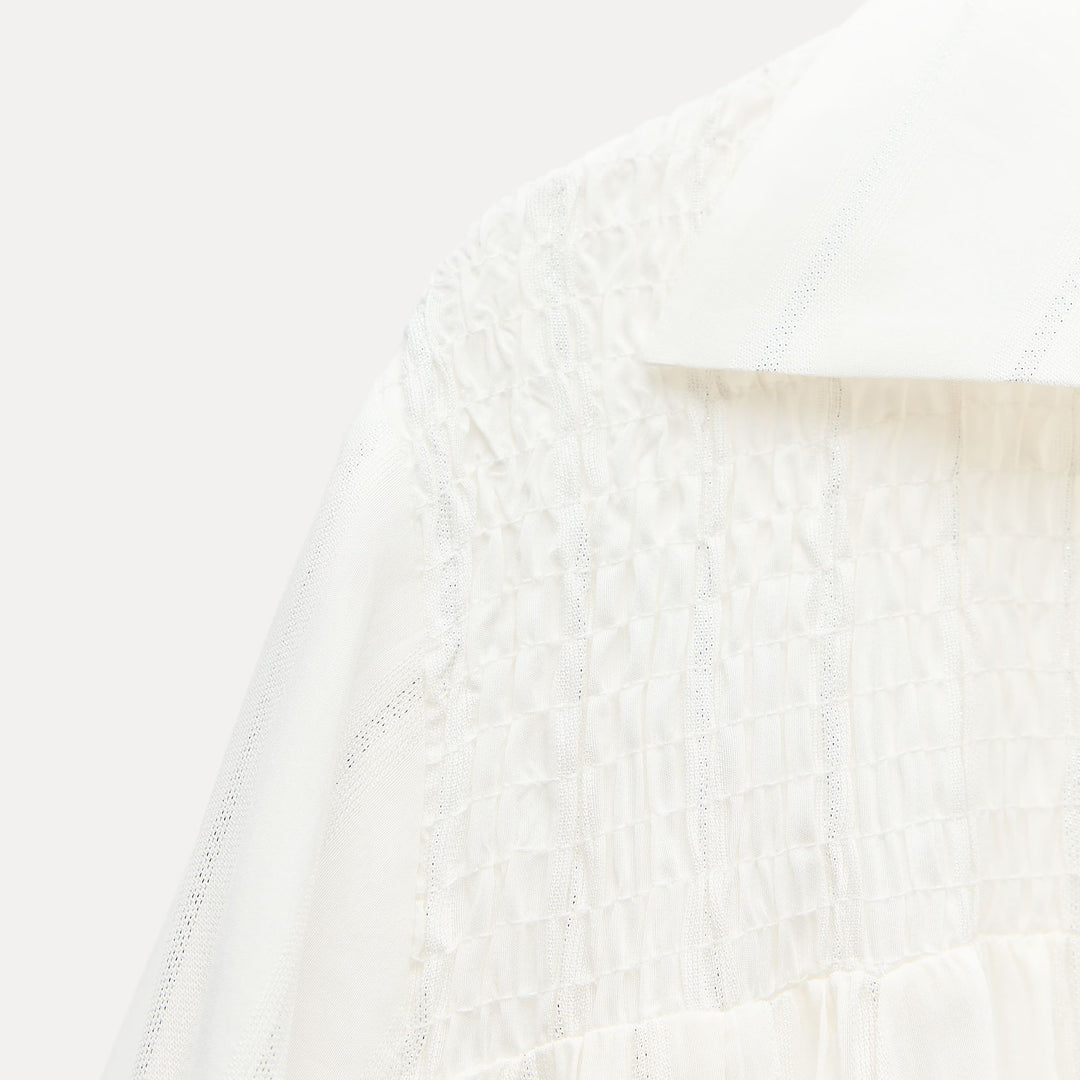 Moudda ZARA - Chemise Romantique à Rayures Légères - Tunisie 3