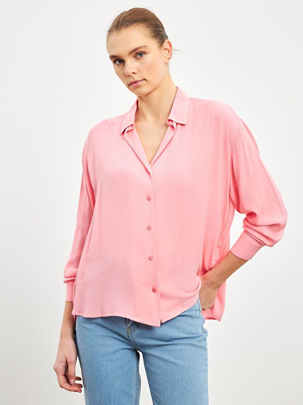 Moudda LC Waikiki - Chemise tissée à manches longues pour Femmes - Tunisie 1