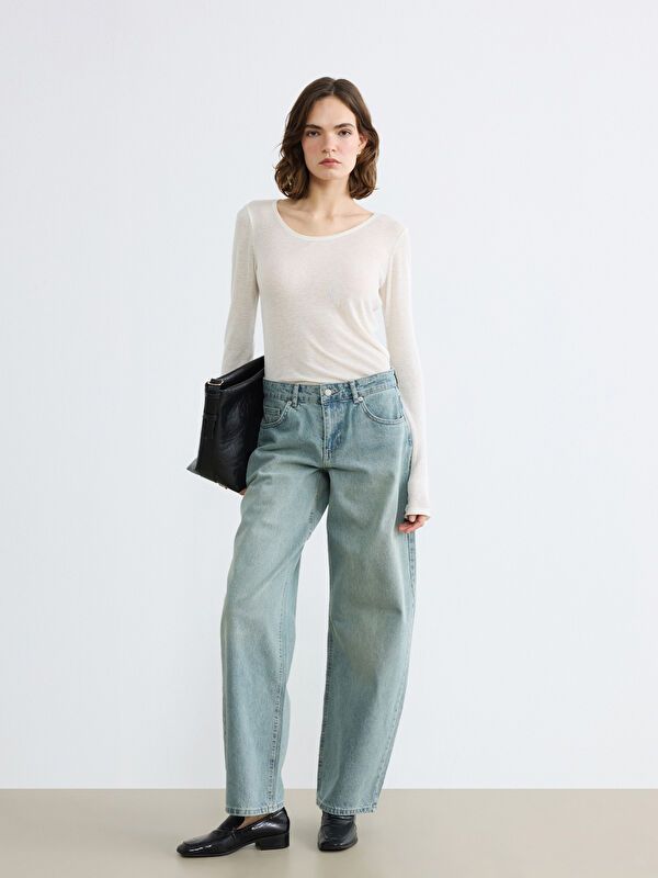Moudda LC Waikiki - Jean basique en denim pour Femme - Tunisie 1