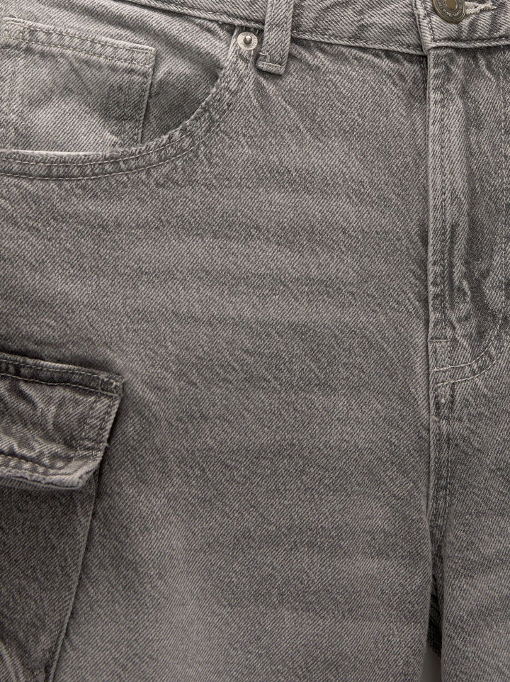 Moudda PULL & BEAR - Bermuda Cargo Longue Denim - Tunisie 5