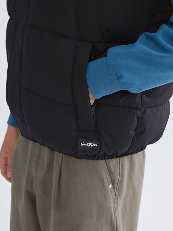 Moudda LC Waikiki - Gilet couleur Noir pour hommes - Tunisie 4