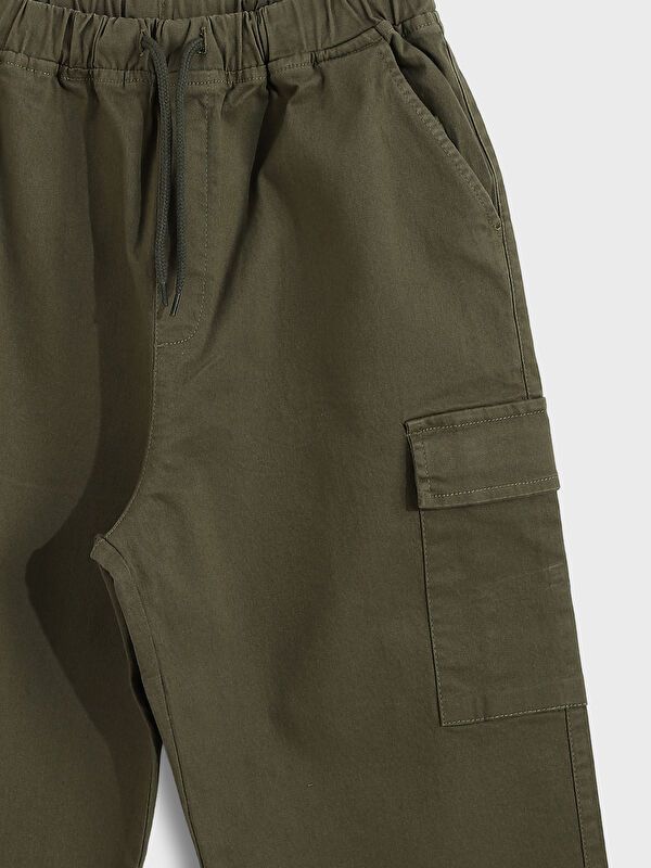 Moudda LC Waikiki - Pantalon tissé Garçon Kaki - Tunisie 4