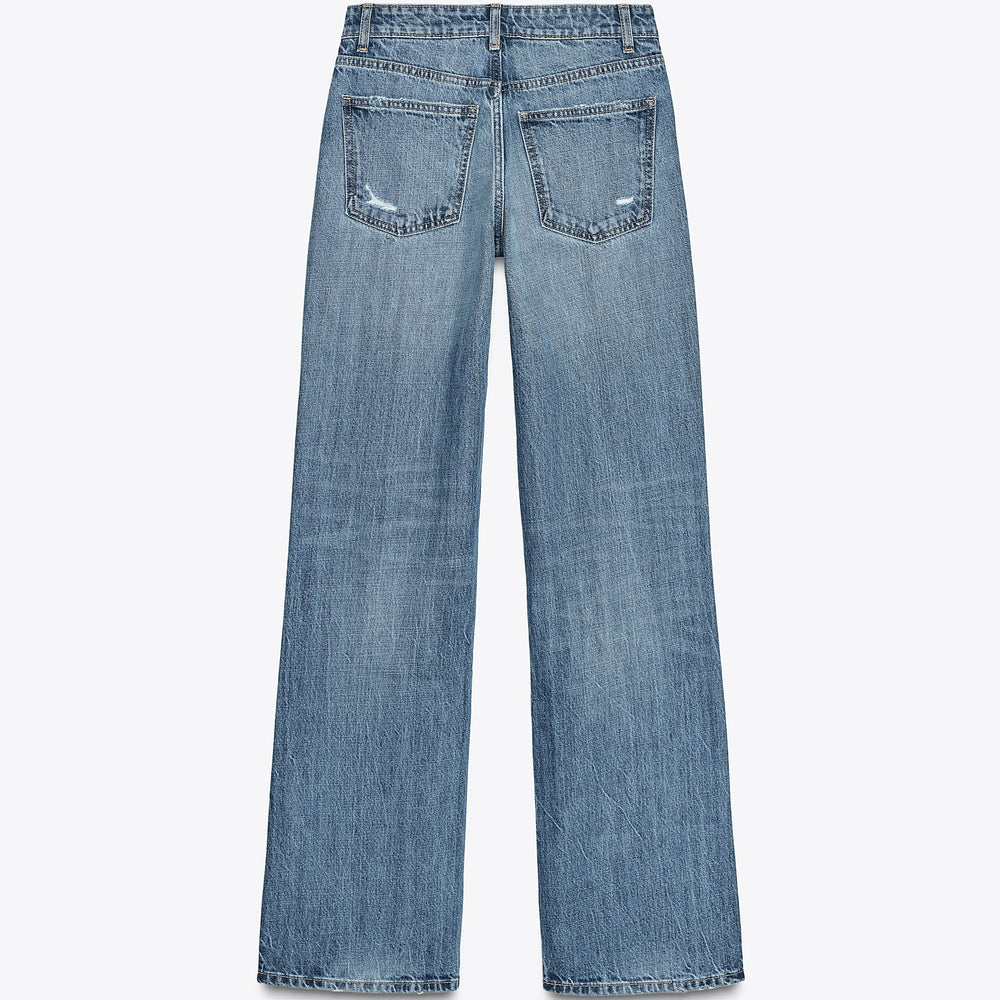 Moudda ZARA - Pantalon Wide Leg - Taille Moyenne & Déchiré - Tunisie 2