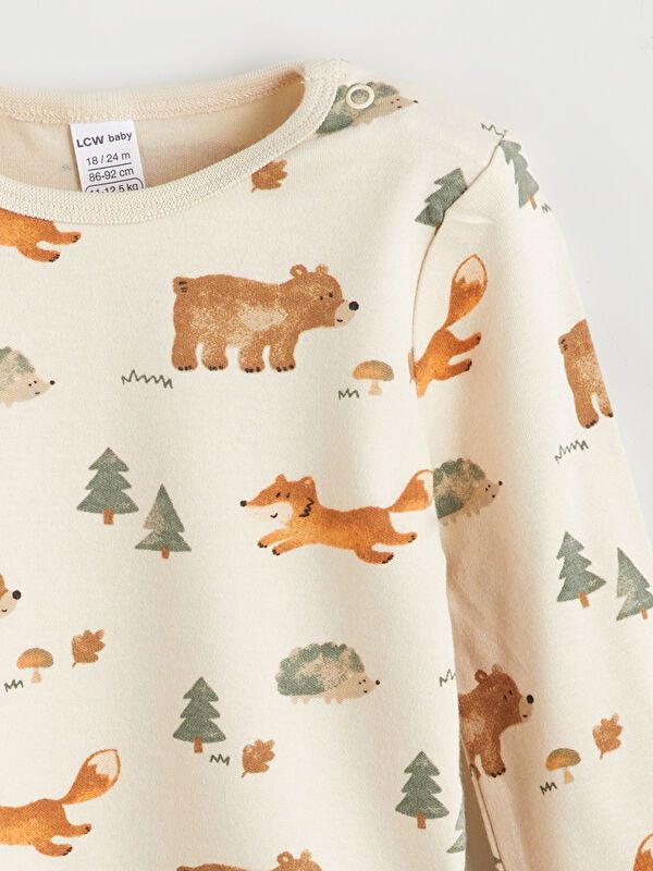 Moudda LC Waikiki - Bold en jersey imprimé à manches longues pour le sport pour Garçons - Tunisie 3