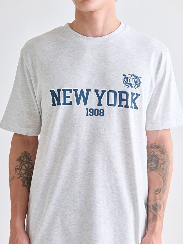 Moudda LC Waikiki - T-shirt imprimé manches courtes en jersey pour Homme - Tunisie 3