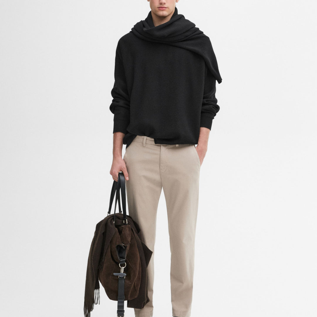 Moudda Massimo Dutti - Pantalon sergé coupe slim - Tunisie 7