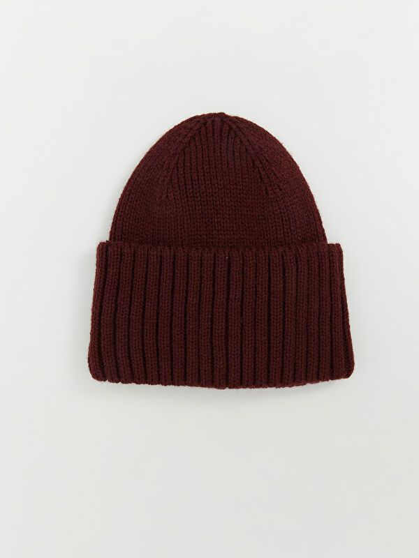 Moudda LC Waikiki - Bonnet tricot Femme Bordeaux - Tunisie 1