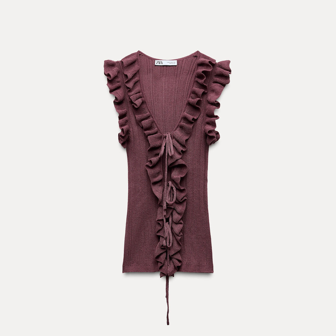 Moudda ZARA - Top volants et nœuds - Tunisie 1