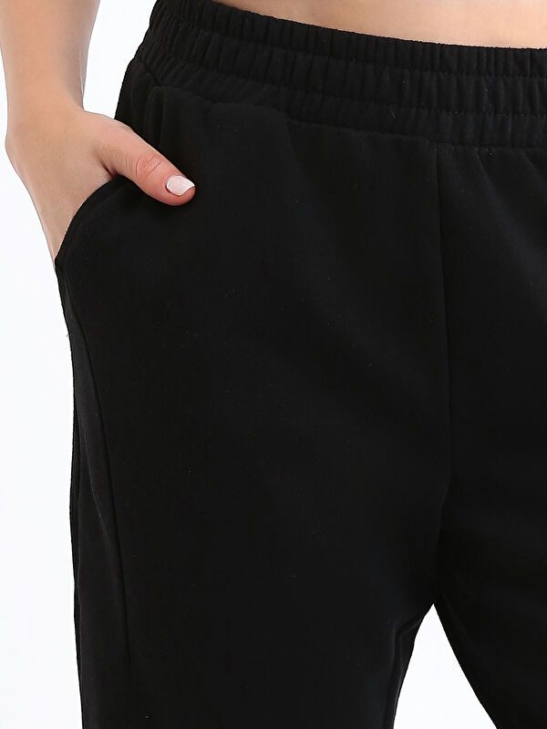 Moudda LC Waikiki - Pantalon en jersey Femme Noir - Tunisie 3