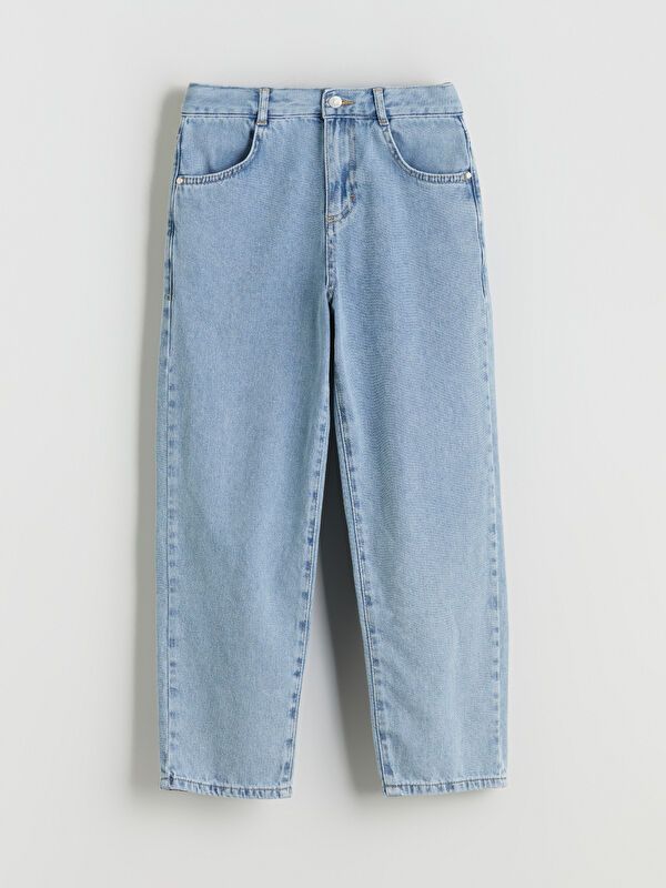 Moudda LC Waikiki - Pantalon tissé en denim Garçon Canne indigo clair - Tunisie 1