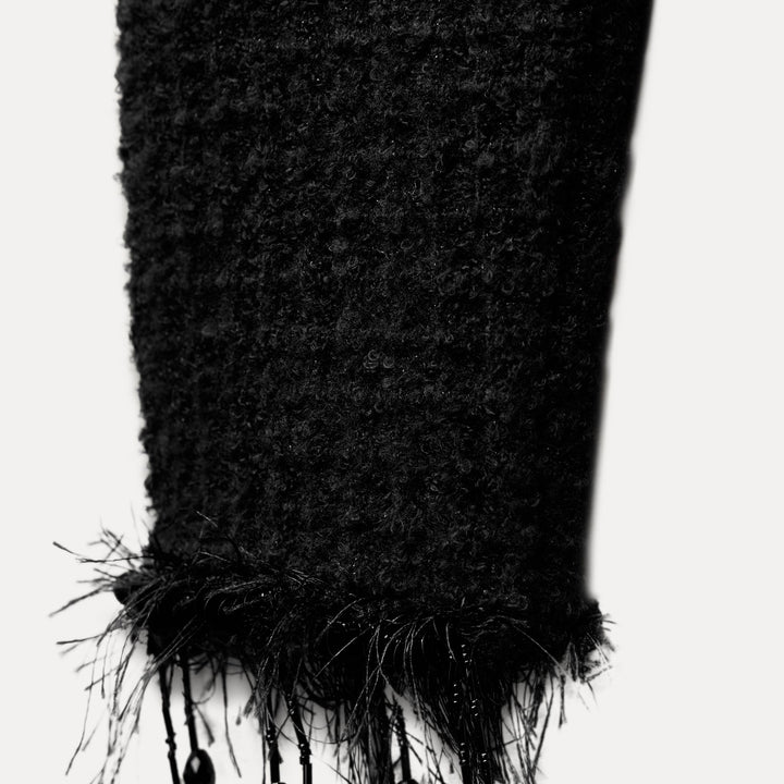 Moudda ZARA - Veste carreaux ornements pierre onyx/franges - Tunisie 4