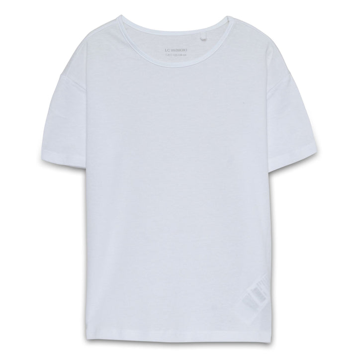 Moudda LC Waikiki - Body basique en jersey manches courtes Fille Buxe blanc - Tunisie 1