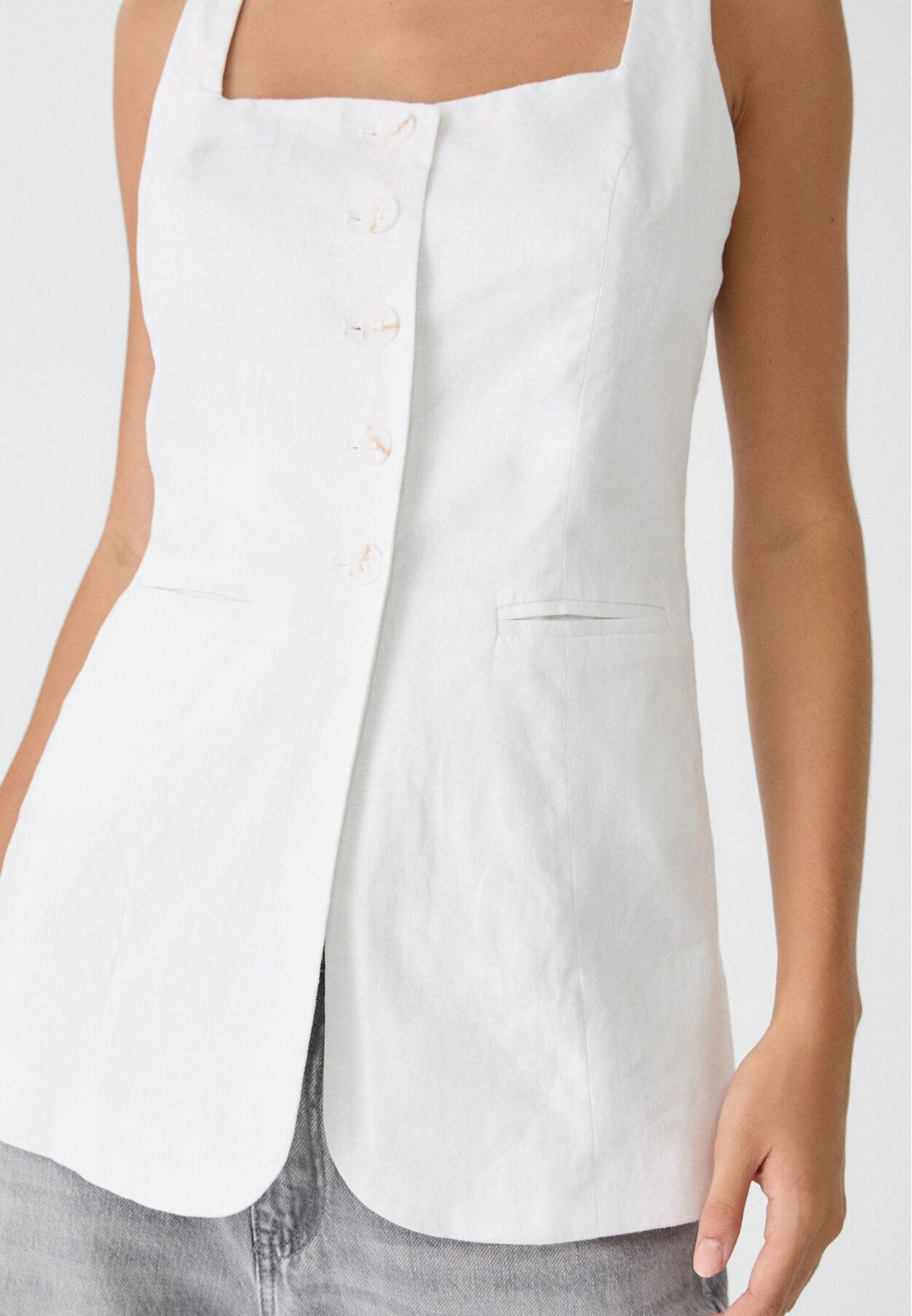 Moudda STRADIVARIUS - Gilet à Col Carré - Tunisie 4