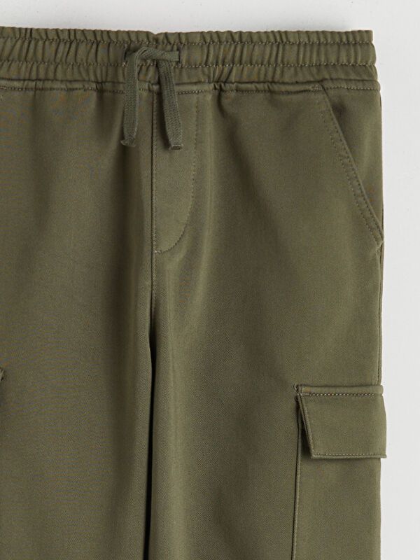 Moudda LC Waikiki - Pantalon tissé Garçon Kaki - Tunisie 3