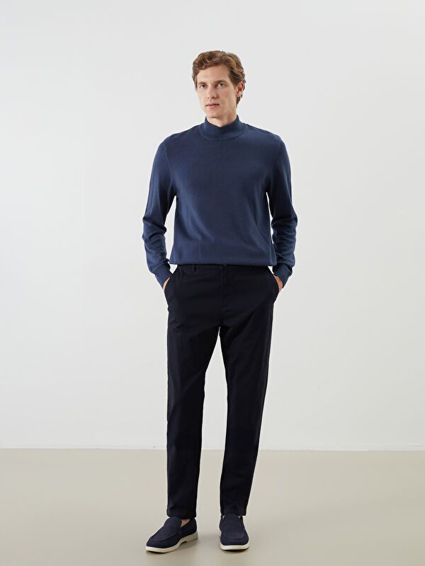 Moudda LC Waikiki - Pantalon chino tissé moyen Homme Marine - Tunisie 1