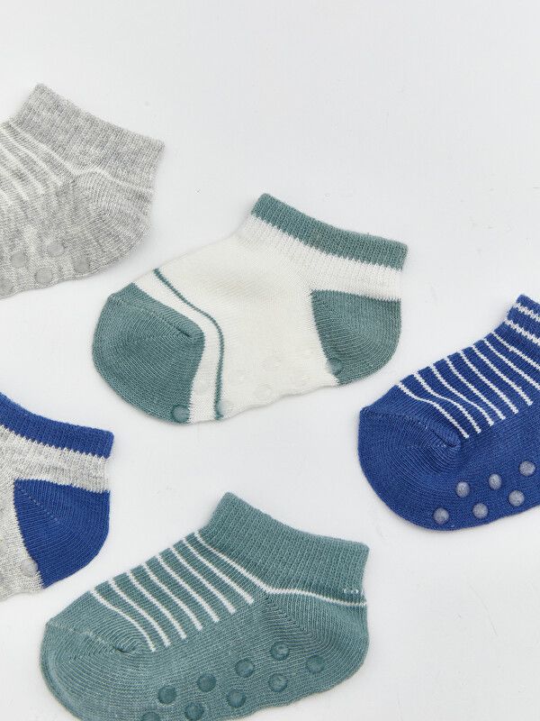 Moudda LC Waikiki - Chaussettes liner trainer (sport) pour Garçon couleur Gris mélangé - Tunisie 2