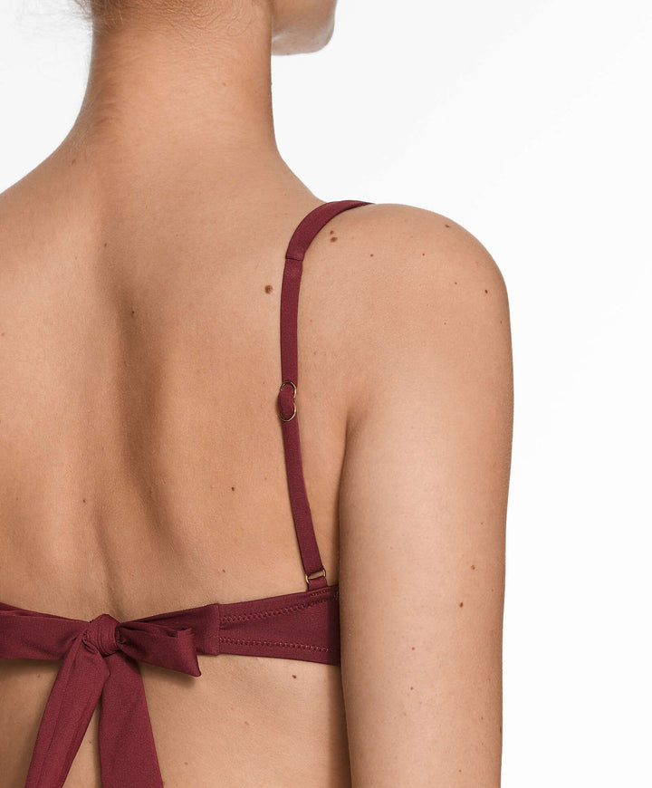 Moudda Oysho - Culotte Halter Mousse Extra Sans Armatures Halter avec Détail Armatures - Tunisie 3