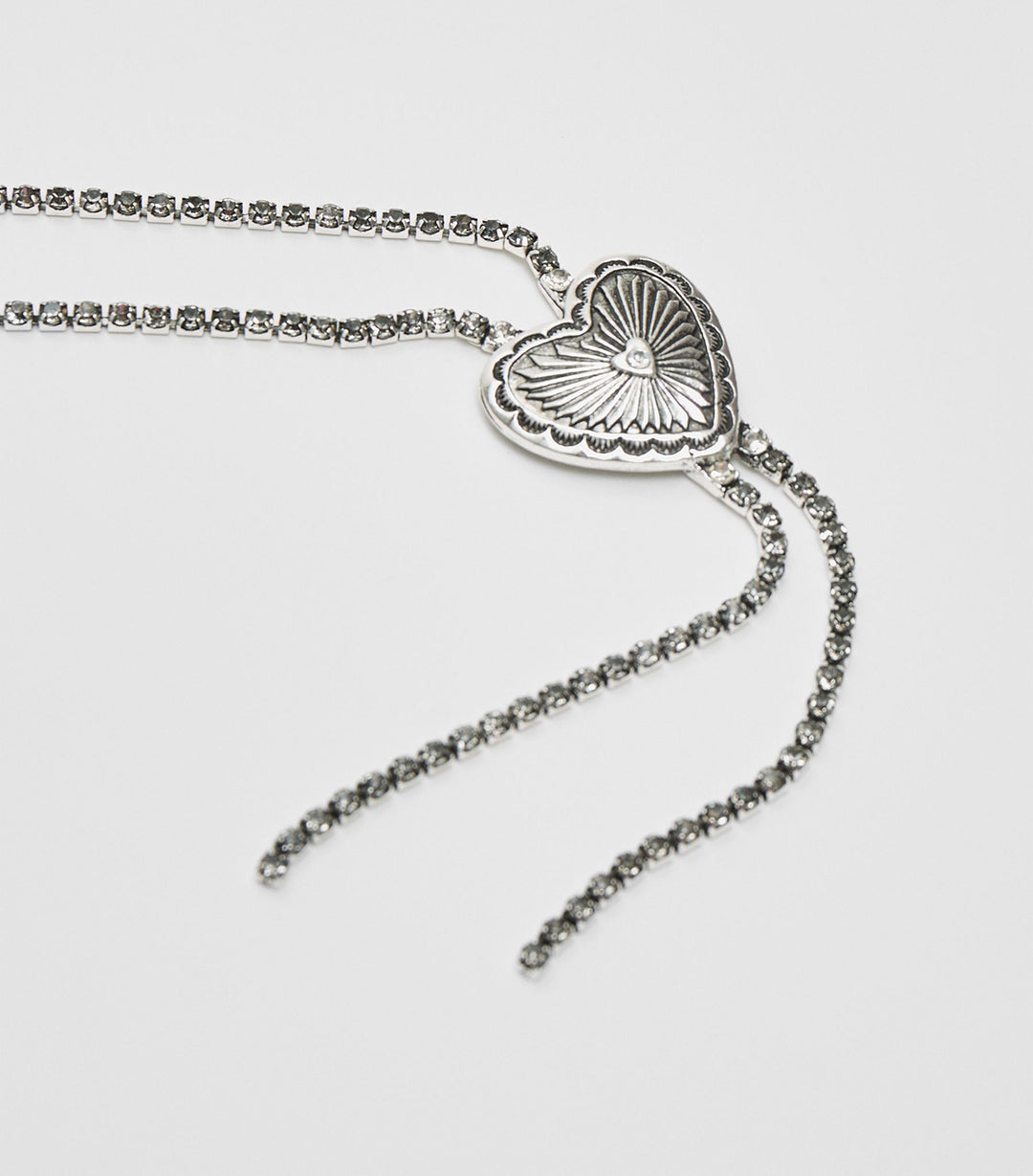 Moudda STRADIVARIUS - Collier Cœur Strass - Tunisie 3