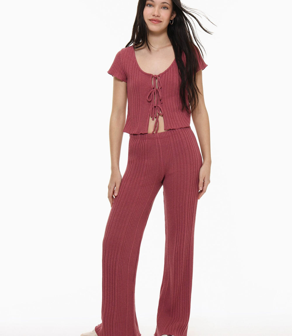 Moudda Lefties - Legging Flare - Côtes Rustiques & Maille Coupée Fille D4 - Tunisie 2