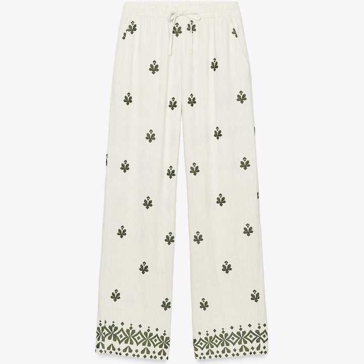 Moudda ZARA - Pantalon Brodé - Wide Leg - Tunisie 1
