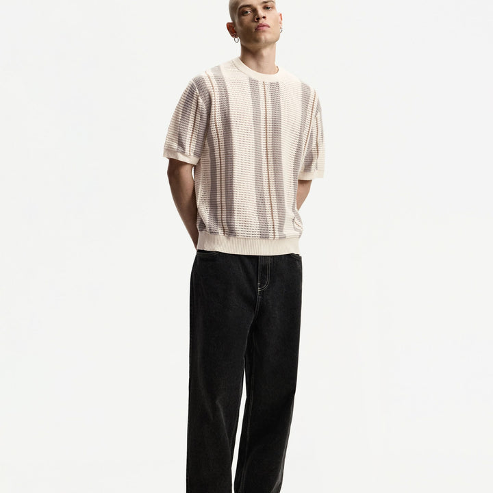 Moudda BERSHKA - T-Shirt - Structure & Rayures - Tunisie 1