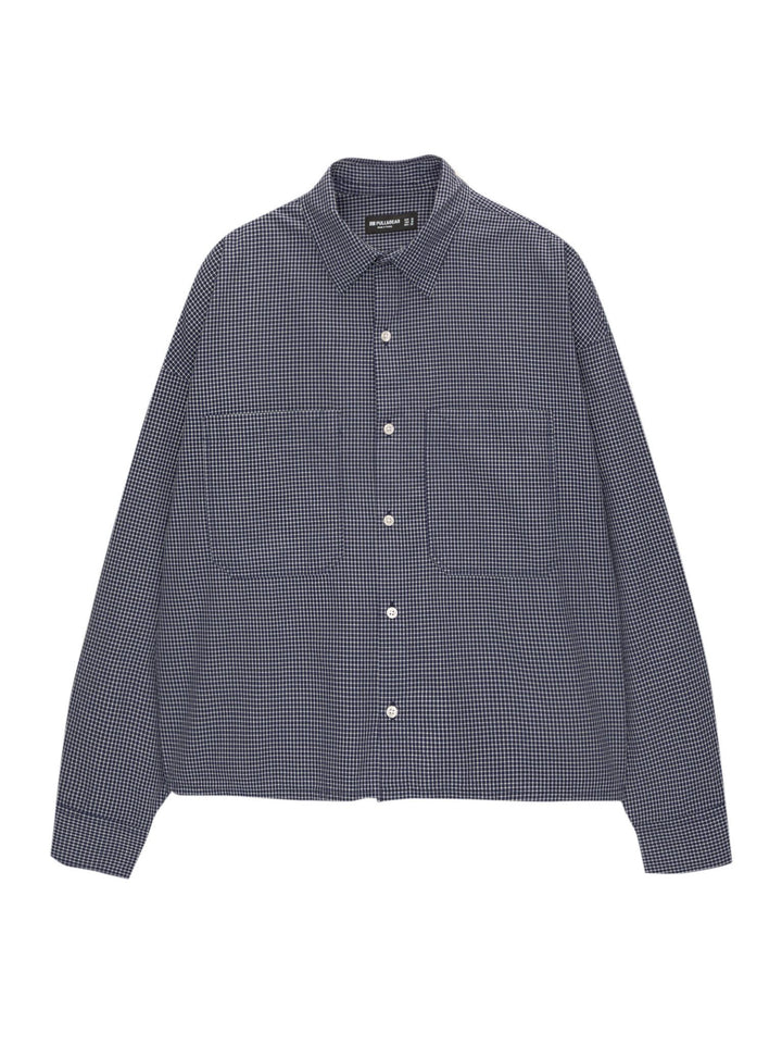 Moudda PULL & BEAR - Chemise - Popeline Micro-Carreaux & Poches - Tunisie 1