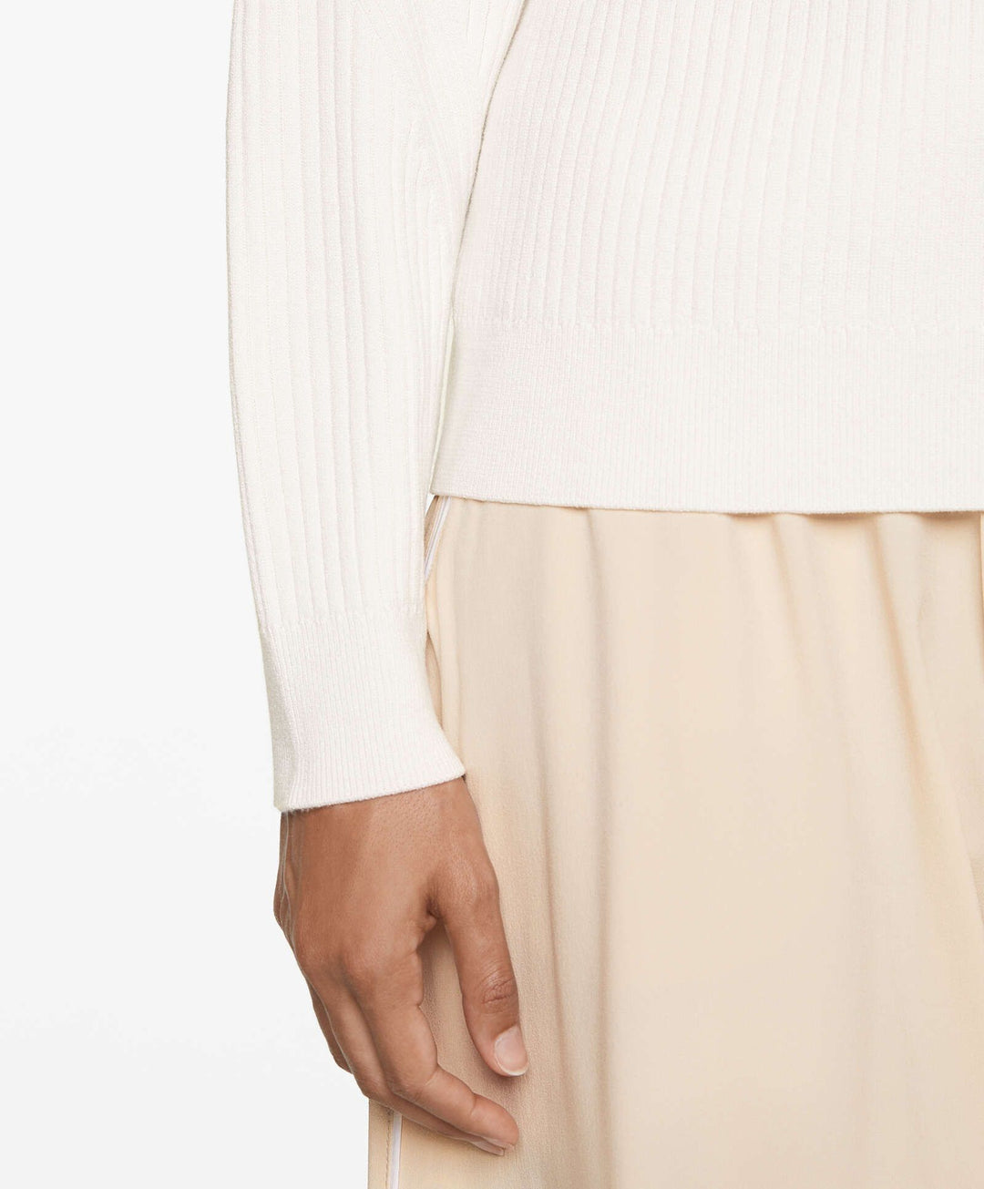 Moudda Oysho - Pull Demi-Fermeture Côtelé - Tunisie 4