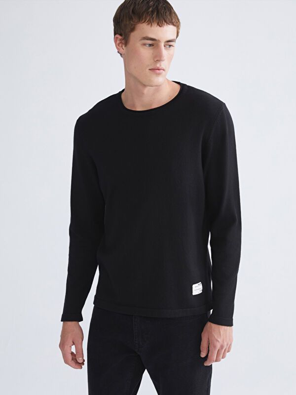 Moudda LC Waikiki - Pull en tricot Homme Noir - Tunisie 1
