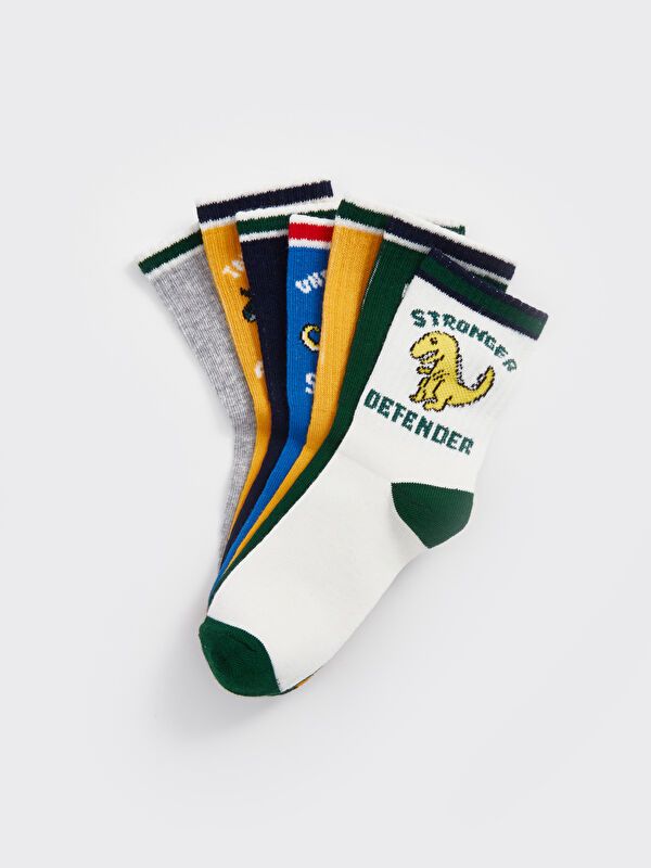 Moudda LC Waikiki - Chaussettes cheville couleur Mélange teint fil pour garçons - Tunisie 2