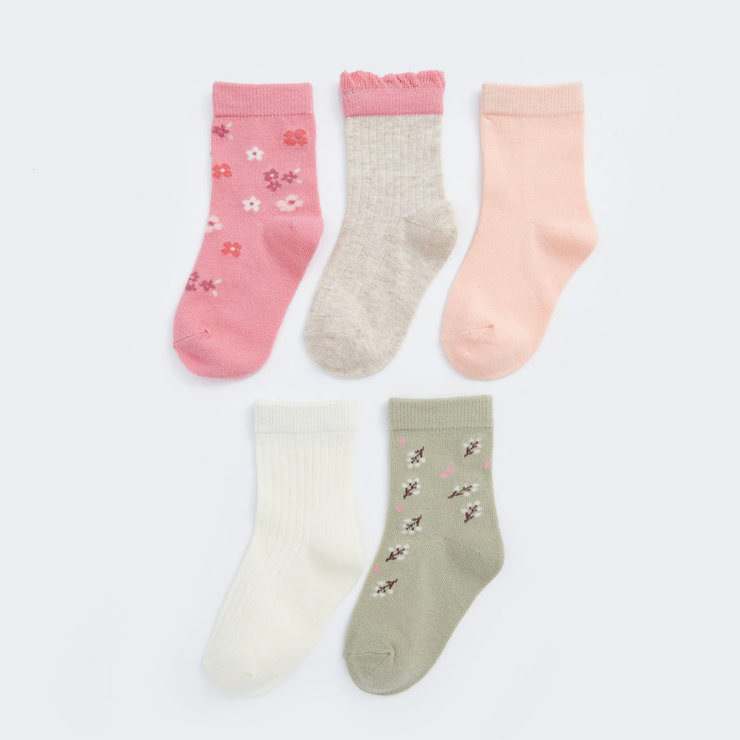 Moudda LC Waikiki - Chaussettes courtes Fille Rose terne - Tunisie 1
