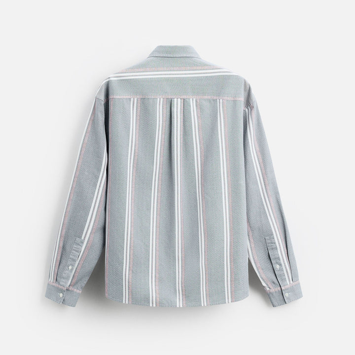 Moudda ZARA - Chemise - Rayures Larges (Bleu Cobalt) - Tunisie 2