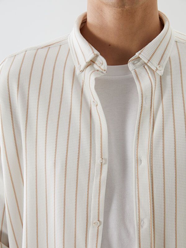 Moudda LC Waikiki - Chemise tissée à manches longues pour Hommes - Tunisie 3