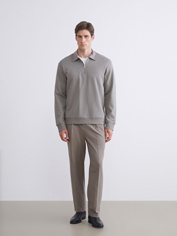 Moudda LC Waikiki - Sweatshirt en jersey couleur Vert terne pour hommes - Tunisie 2