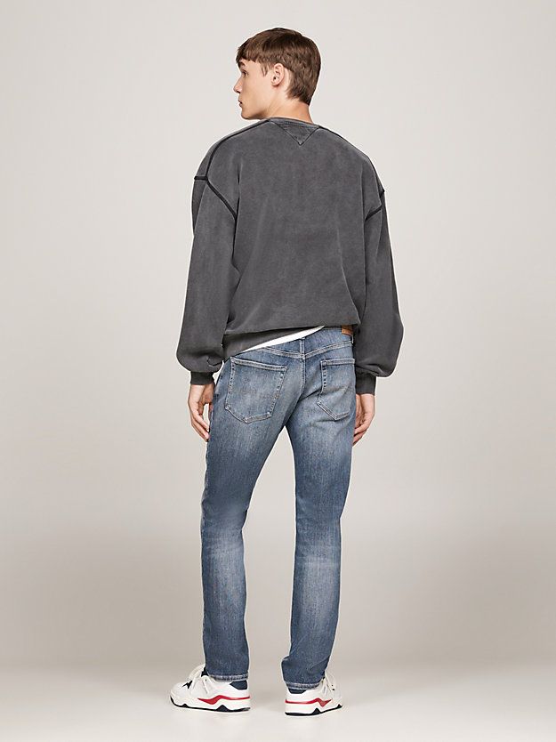 Moudda Tommy Hilfiger - Jean Slim Délavé Tommy Hilfiger Scanton En Denim  - Tunisie 3