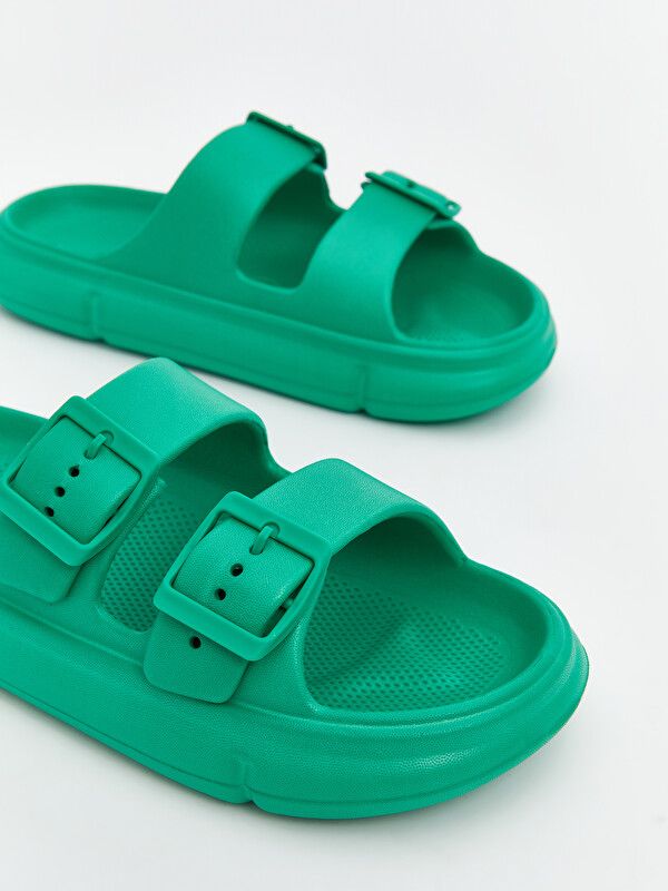 Moudda LC Waikiki - Pantoufles légères pour Femme couleur Vert - Tunisie 3