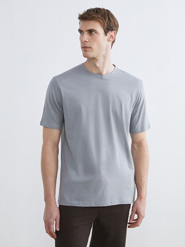 Moudda LC Waikiki - T-shirt basique col rond manches courtes en jersey pour Homme - Tunisie 1