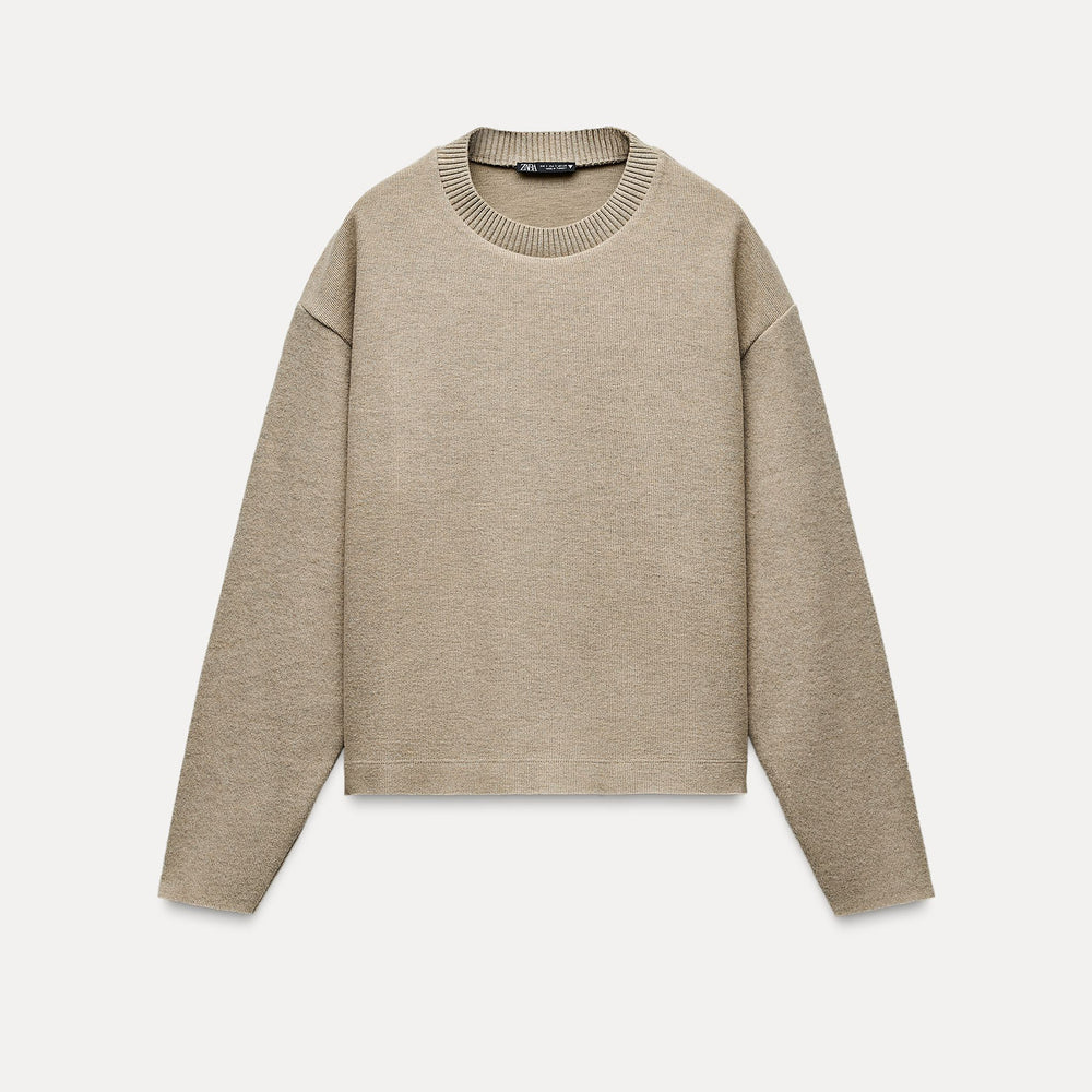 Moudda ZARA - Sweat en Maille Manches Longues Doux - Tunisie 2