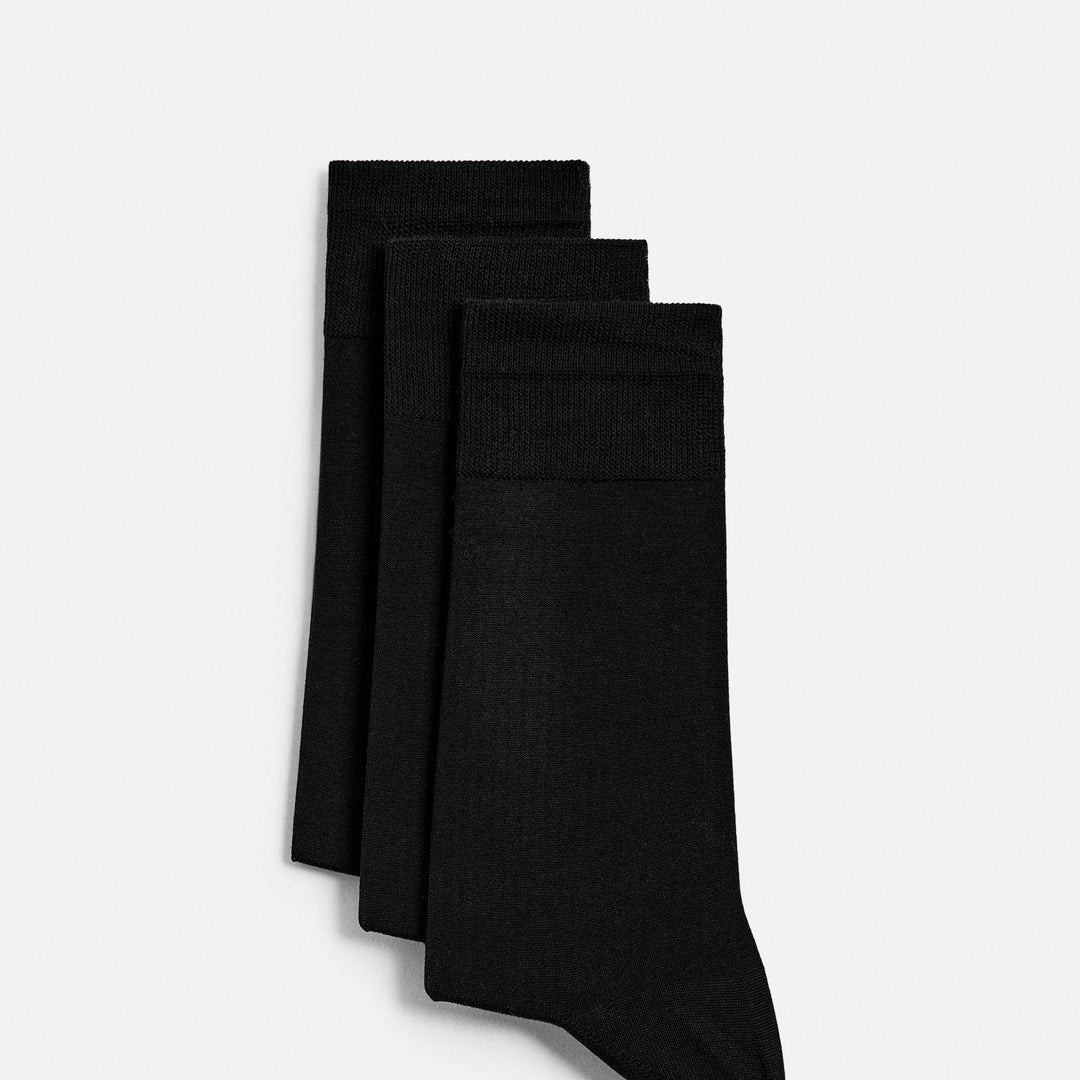 Moudda ZARA - Chaussettes Mercerisées - Basic Pack 3 - Tunisie 1