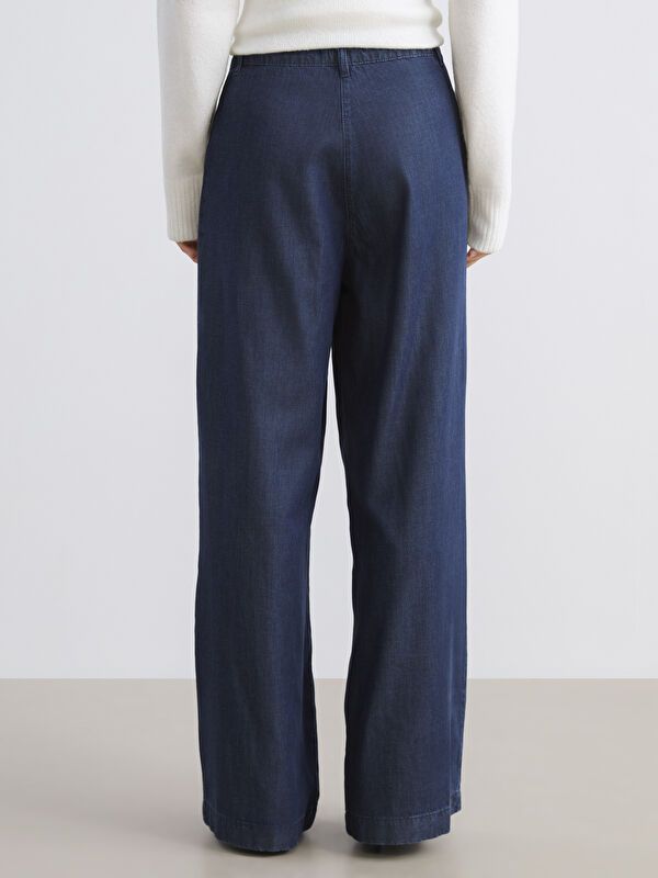 Moudda LC Waikiki - Pantalon tissé en denim Femme Rodéo noir - Tunisie 4