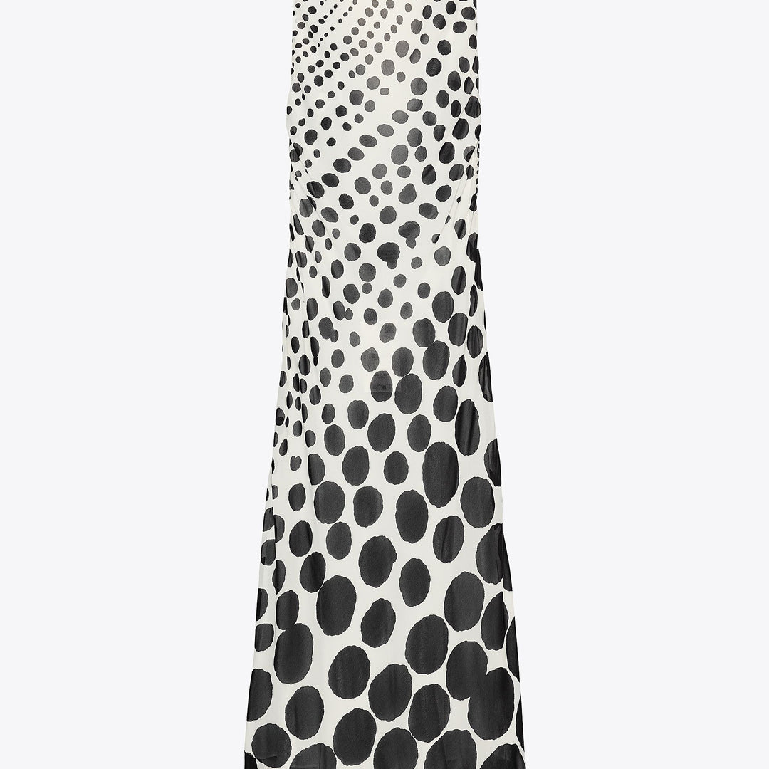 Moudda ZARA - Robe Longue - Pois & Dos Drapé - Tunisie 1