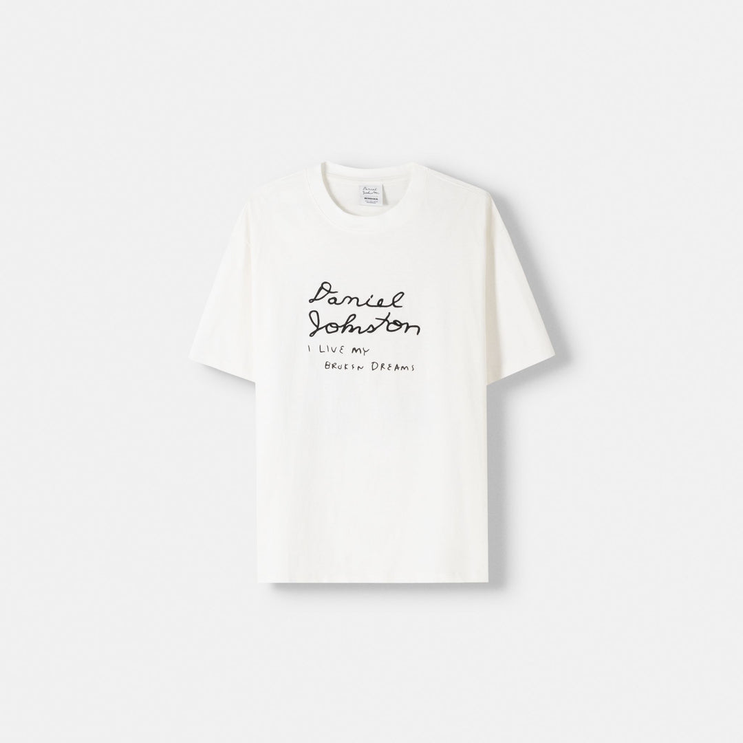 Moudda BERSHKA - T-shirt Relax Illustration Daniel Johnston - Tunisie 1