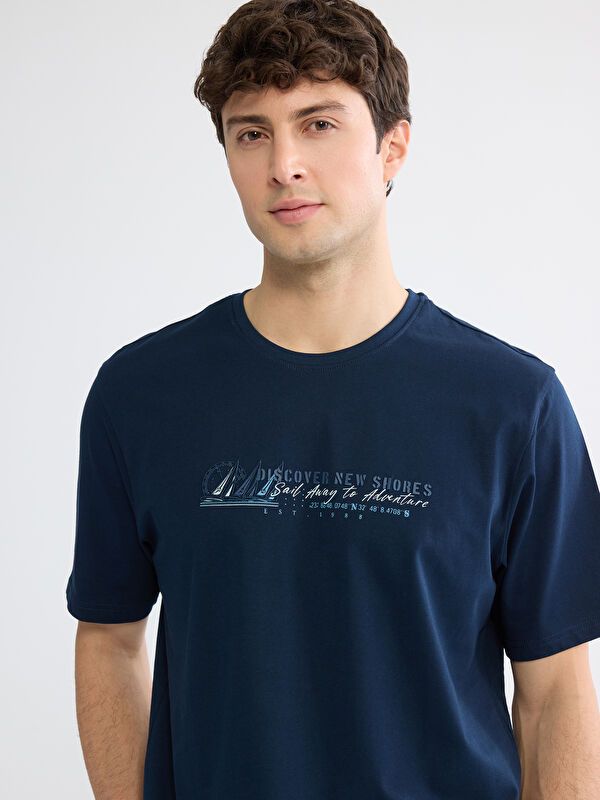 Moudda LC Waikiki - T-shirt imprimé manches courtes en jersey pour Homme - Tunisie 1