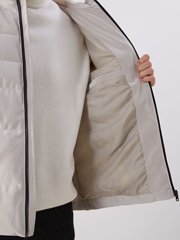 Moudda LC Waikiki - Manteau d'hiver couleur Beige pour hommes - Tunisie 3