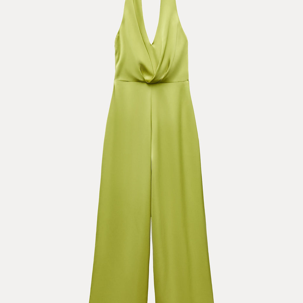 Moudda ZARA - Combinaison satin col licou pantalon ample - Tunisie 2