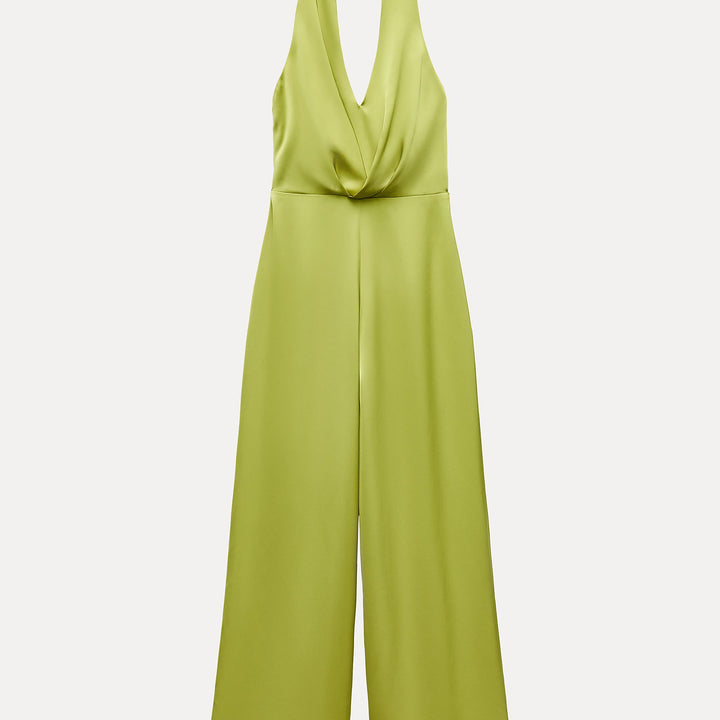 Moudda ZARA - Combinaison satin col licou pantalon ample - Tunisie 2