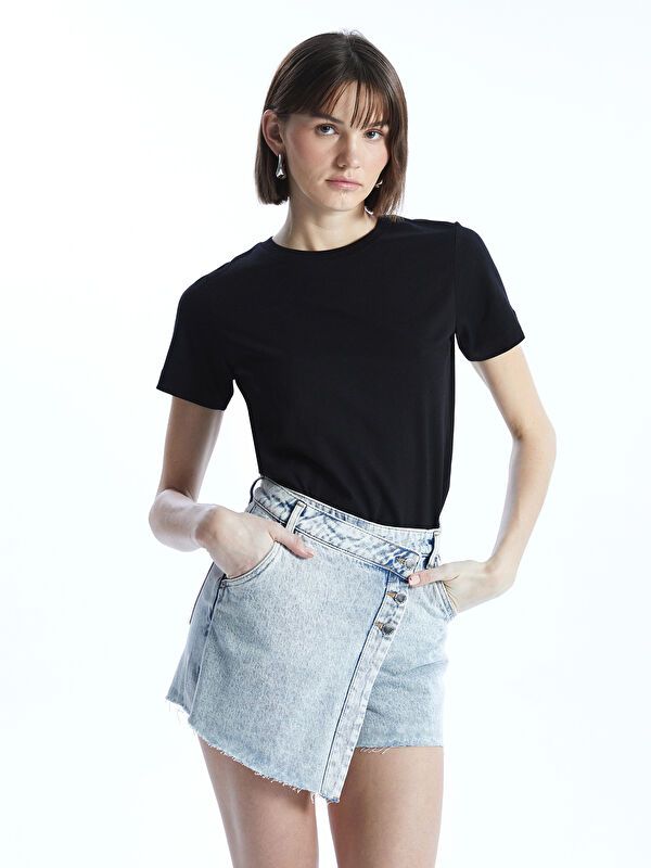 Moudda LC Waikiki - Body en jersey à manches courtes pour Femmes - Tunisie 1